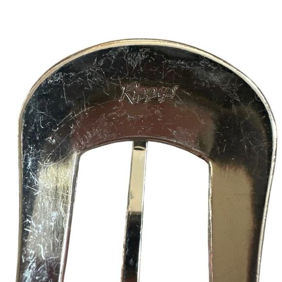 Kippys Swarovski Crystal Rhinestone Cow Hide Black Leather Belt Size 36 main image 6